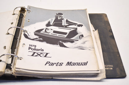 OEM Polaris 9910518 78 Snowmobile Parts List Manual