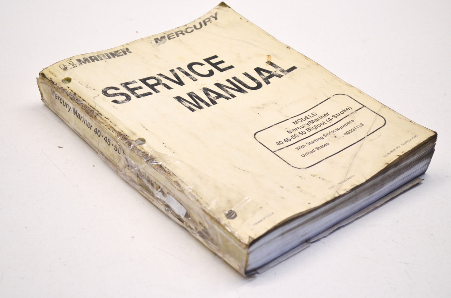 OEM Mercury/Mariner Service Manual 4 Stroke