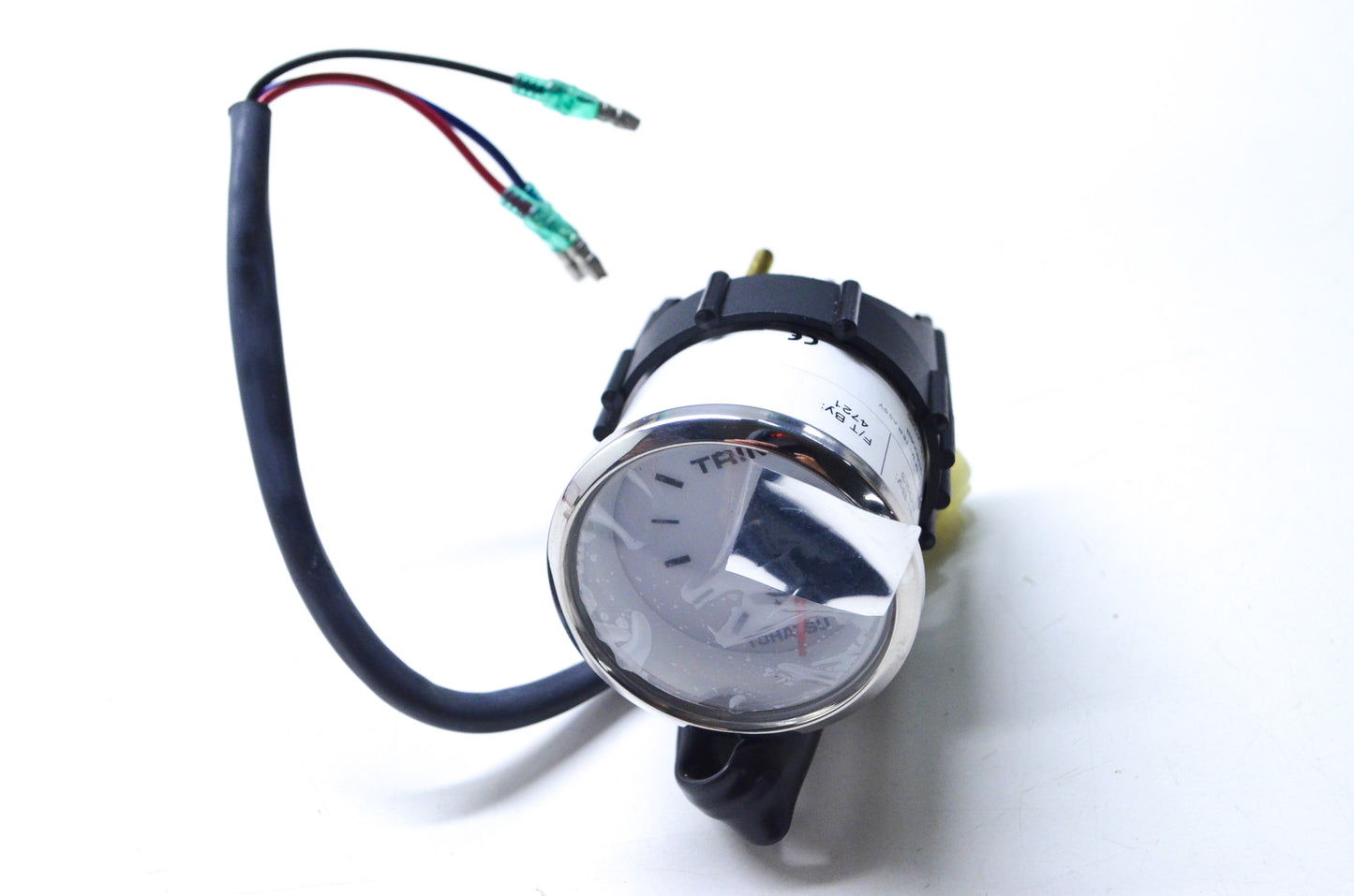 New OEM Tohatsu White Trim Meter Gauge NOS