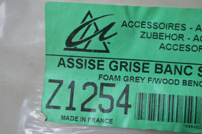 Grey Bench Foam Qty 2 NOS