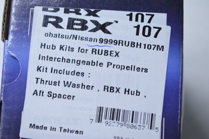 Rubex 9999RUBH107M Tohatsu Propeller Hub Kit NOS