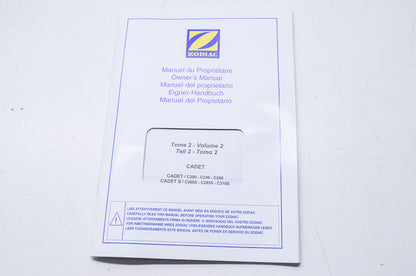 Zodiac Z7136 Cadet/S Owner's Manual Volume 2 NOS