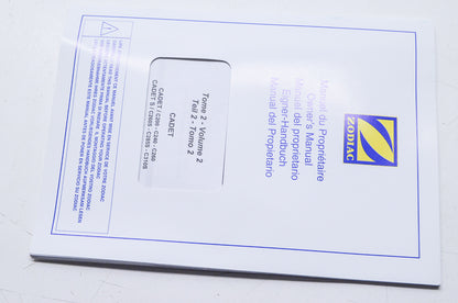 Zodiac Z7136 Cadet/S Owner's Manual Volume 2 NOS