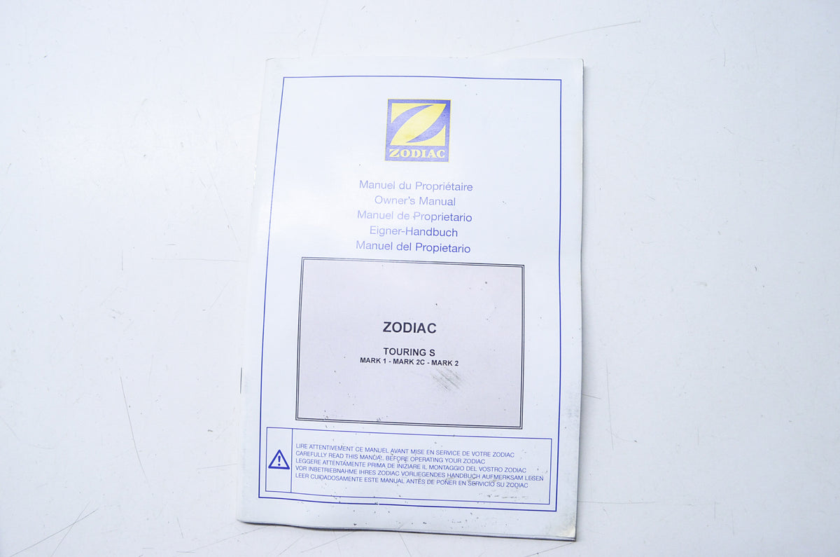 Zodiac Z7137 Touring S Owner's Manual