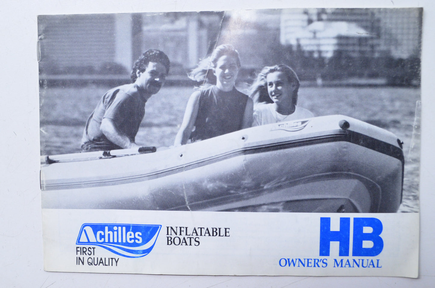 Achilles HB-1 1992 Hard Bottom Owner's Manual NOS