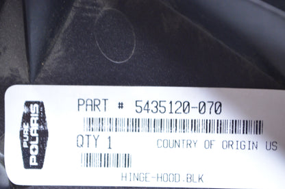 OEM Polaris 5435120-070 Black Hood Hinge NOS