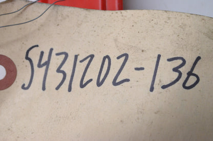 OEM Polaris 5431202-136 Red Headlight Housing