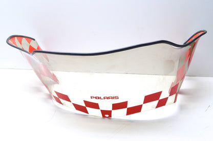 OEM Polaris 5432266 Aggressive Red Checkered Windshield