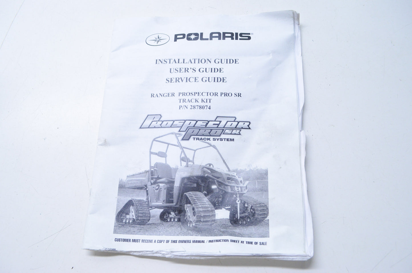 OEM Polaris Ranger Prospector Pro SR Service Instruction Guide