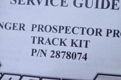 OEM Polaris Ranger Prospector Pro SR Service Instruction Guide