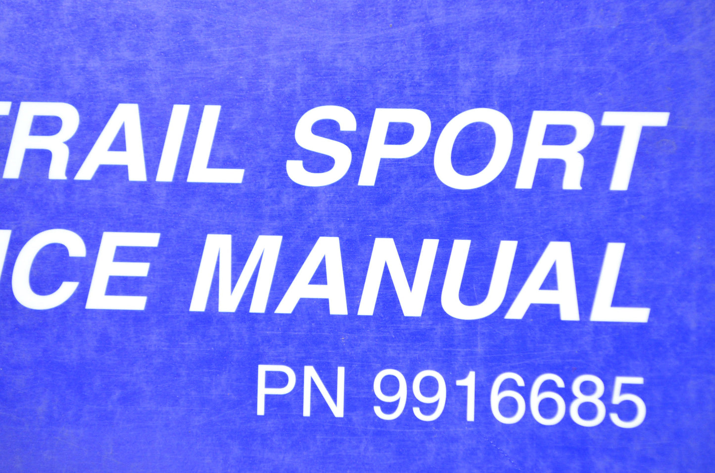 OEM Polaris 9916685 Service Manual 01 Trail/Sport,Snow NOS