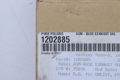 New OEM Polaris Exhaust Valve Base Assembly NOS