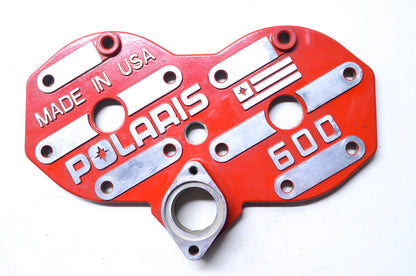 New OEM Polaris Red Cylinder Head Cover NOS