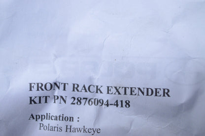 New OEM Polaris Front Rack Extender Hardware NOS