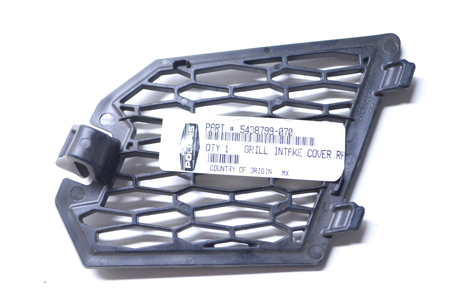 OEM Polaris 5438799-070 Black Right Intake Cover Grill NOS