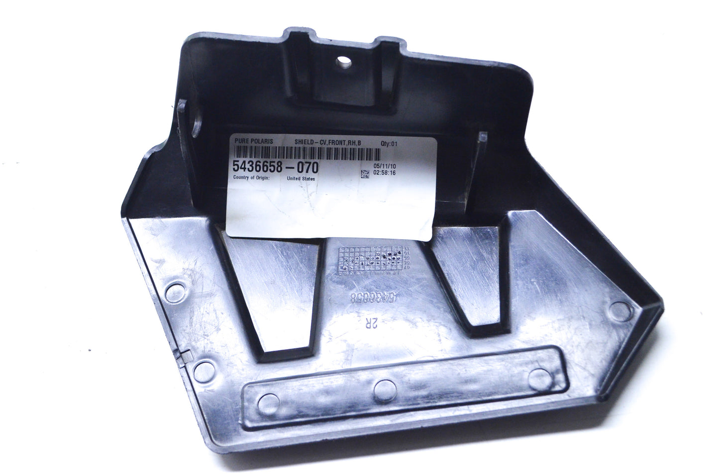OEM Polaris 5436658-070 Black Right Front CV Shield NOS