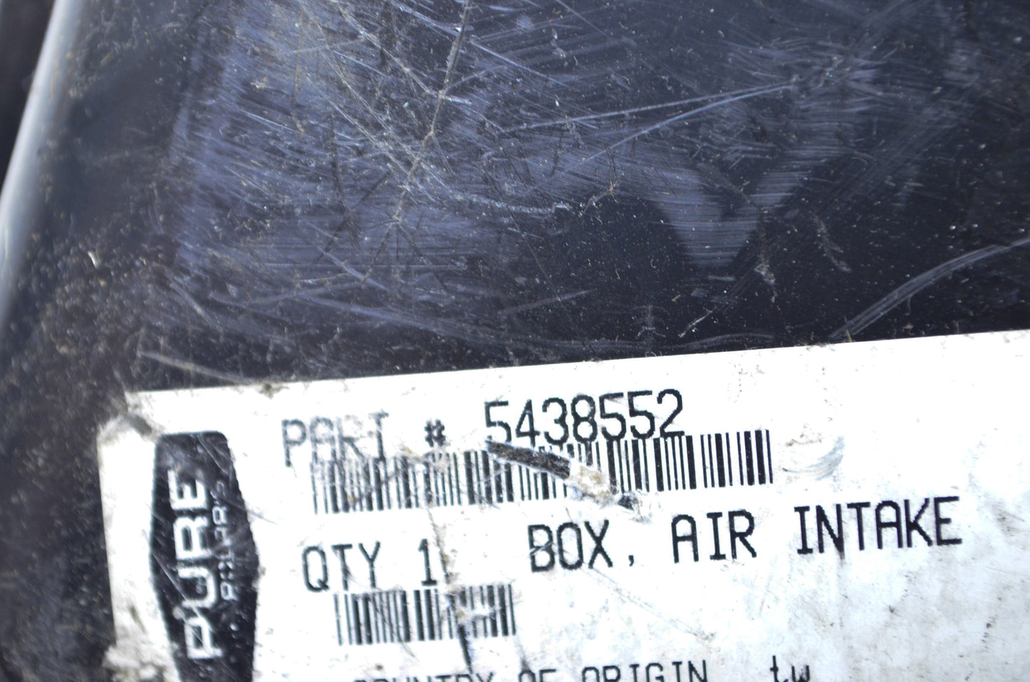 OEM Polaris 5438552 Air Intake Box NOS