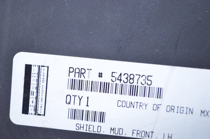 New OEM Polaris Left Front Mud Shield NOS