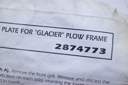 New OEM Polaris Glacier I Mount Plate Kit Replacement Hardware NOS
