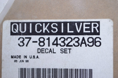 OEM Mercury 37-814323A96 Decal Kit NOS