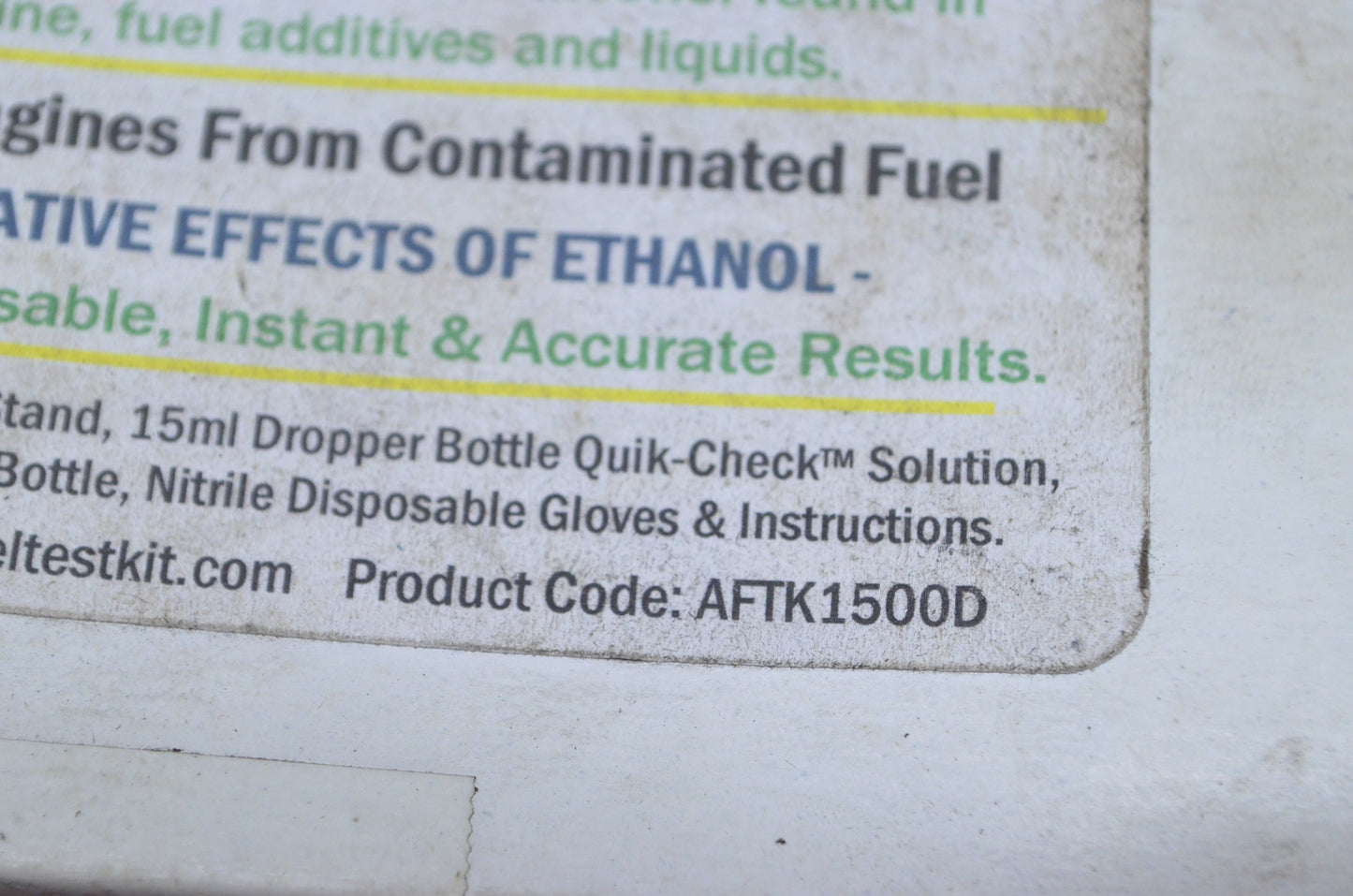 New FuelTesters Ethanol Fuel Test Kit NOS
