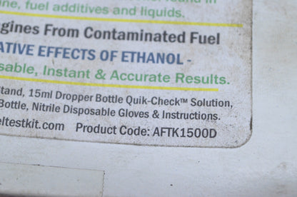 New FuelTesters Ethanol Fuel Test Kit NOS