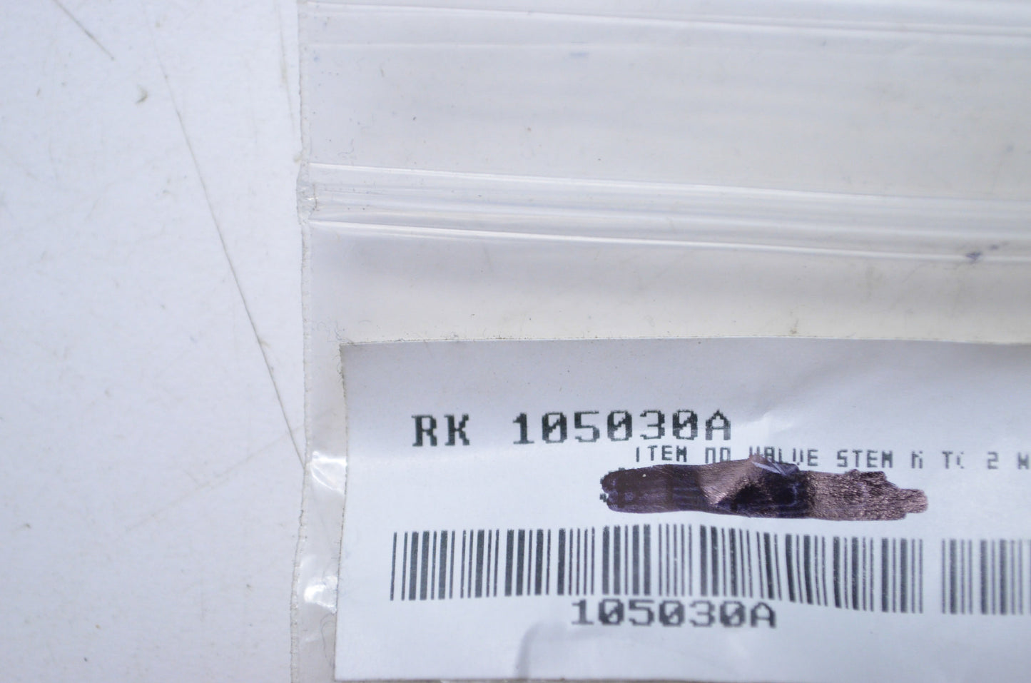 RK 105030A, 694005 Valve Stem Kit NOS