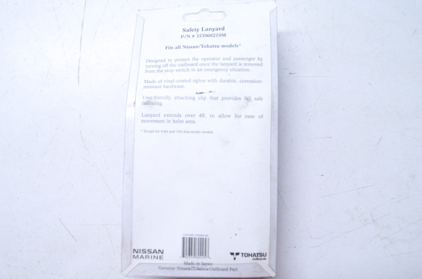 New OEM Tohatsu Safety Lanyard NOS