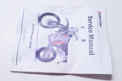 New Christini AWD 450DS Service Manual NOS