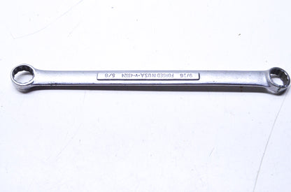 Craftsman V-43924 Box End Wrench 9/16 5/8 NOS