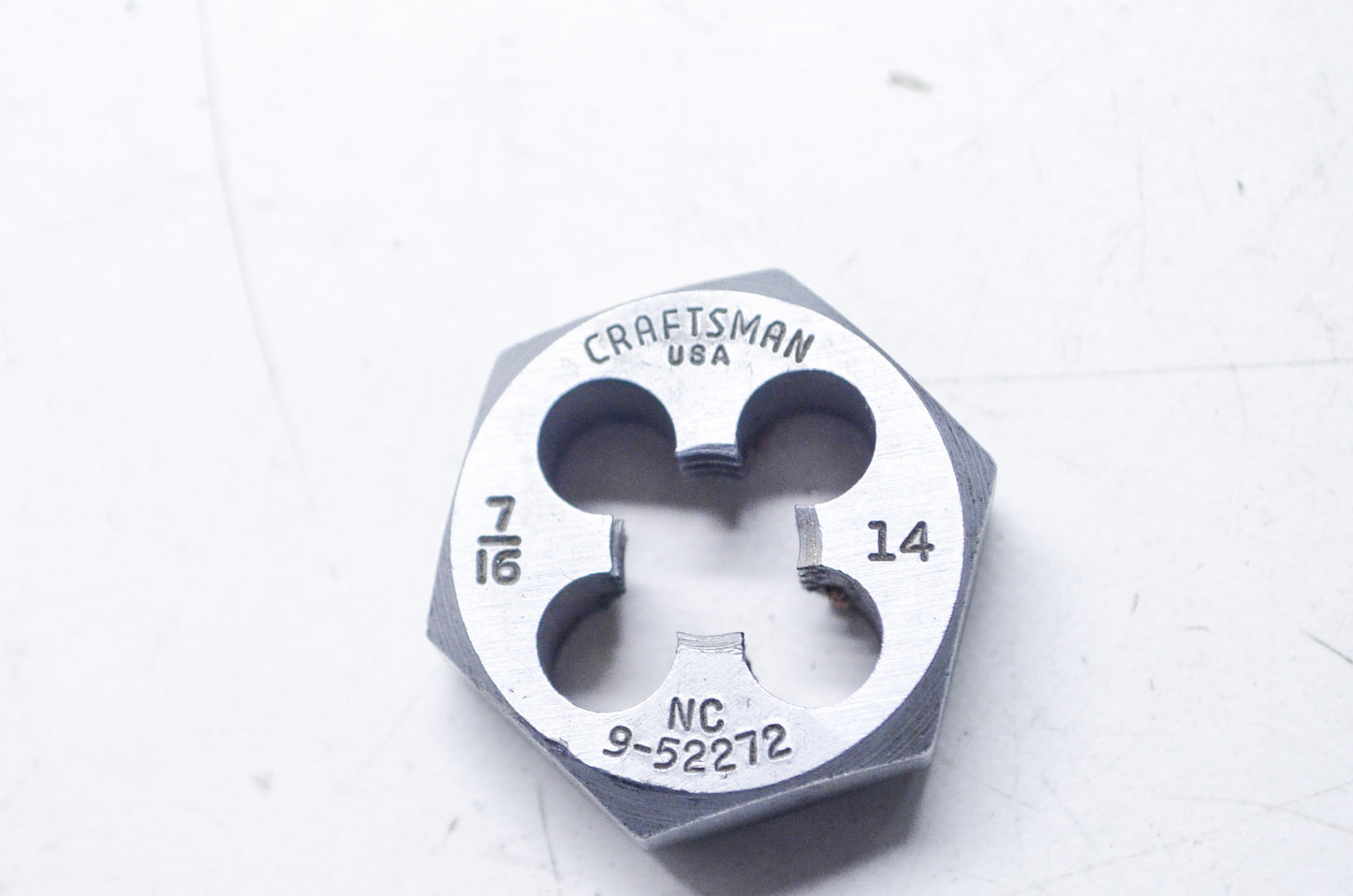 New Craftsman Metric Hexagon Die 7/16 X 14 NOS