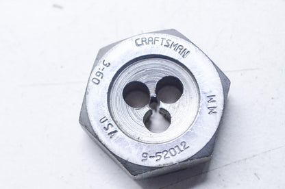 New Craftsman Metric Hexagon Die 3MM X 0.60 NOS
