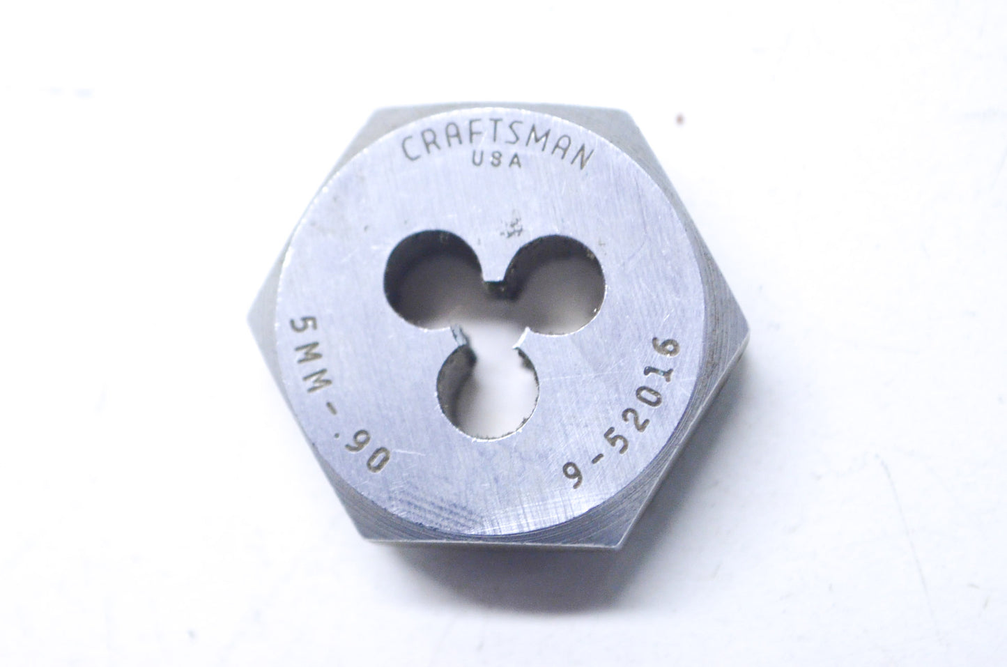 New Craftsman Metric Hexagon Die 5MM X 0.90 NOS
