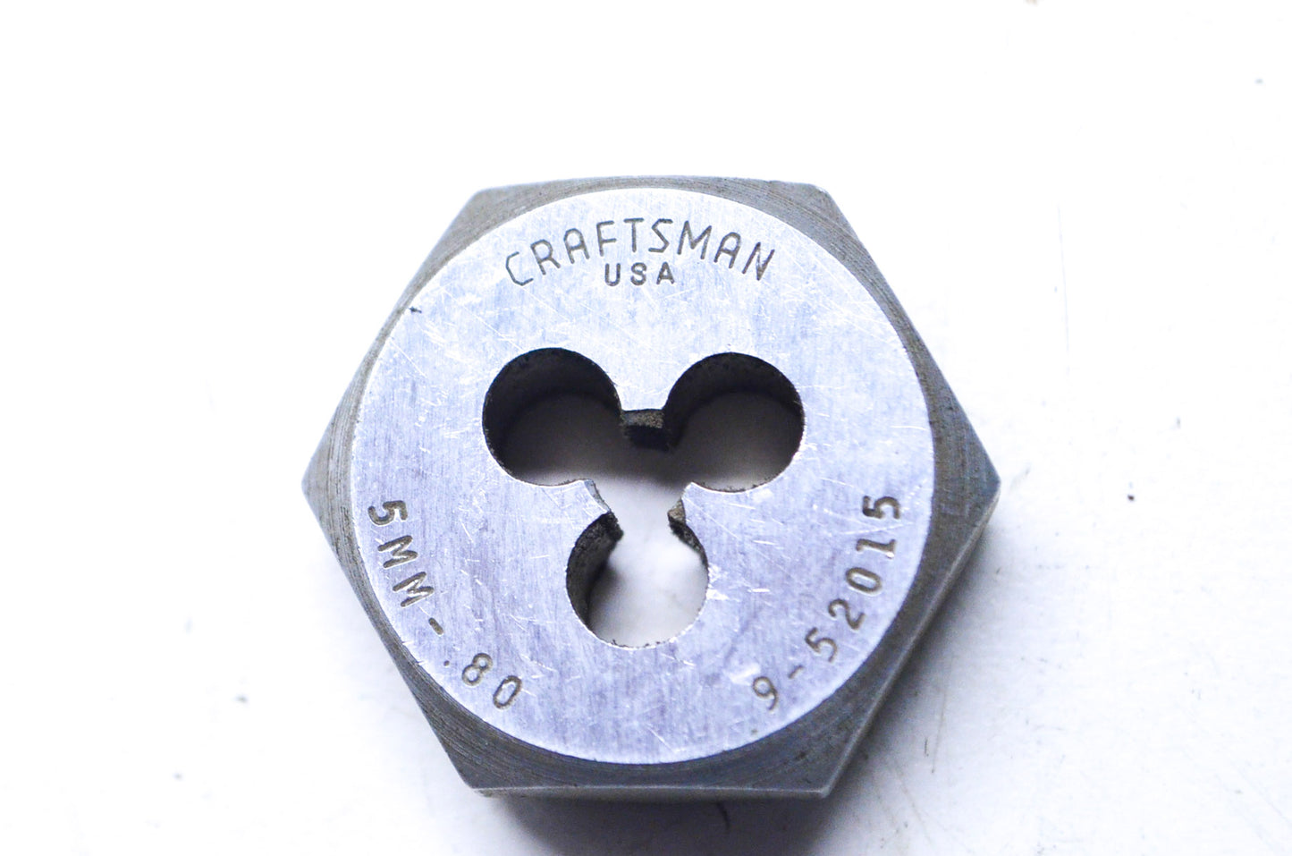 New Craftsman Metric Hexagon Die 5MM X 0.80 NOS