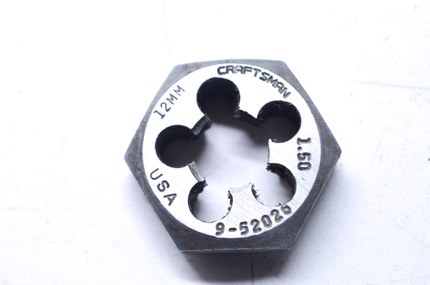 New Craftsman Metric Hexagon Die 12MM X 1.50 NOS
