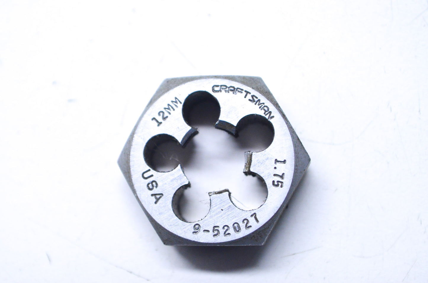New Craftsman Metric Hexagon Die 12MM X 1.75 NOS