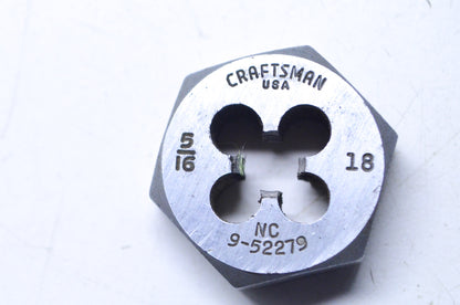 New Craftsman Metric Hexagon Die 5/16 X 18 NOS