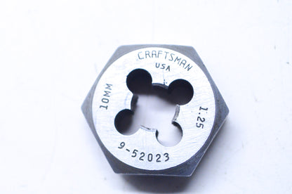 New Craftsman Metric Hexagon Die 10MM X 1.25 NOS