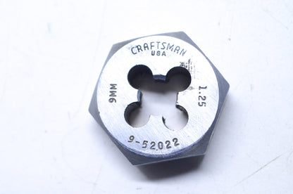 New Craftsman Metric Hexagon Die 9MM X 1.25 NOS