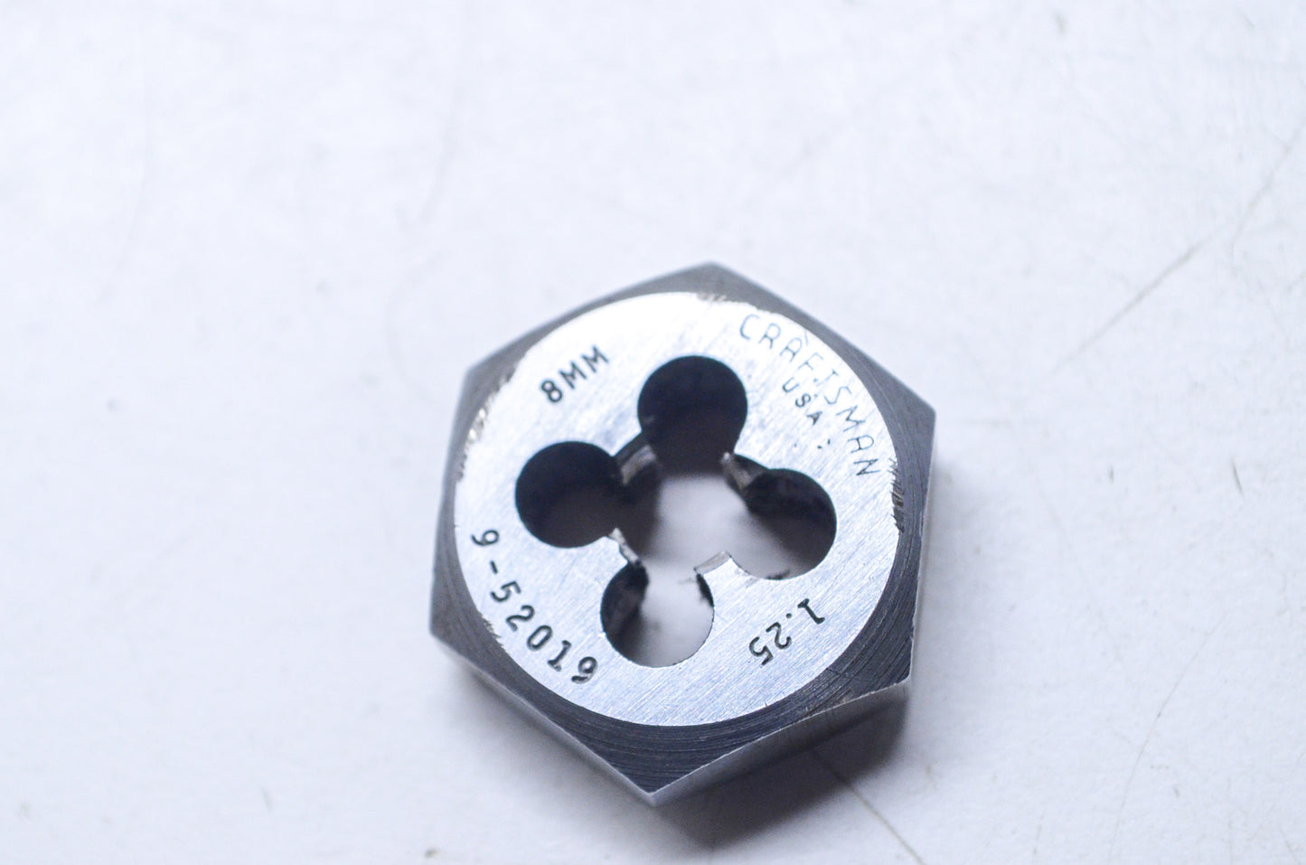 New Craftsman Metric Hexagon Die 8MM X 1.25 NOS