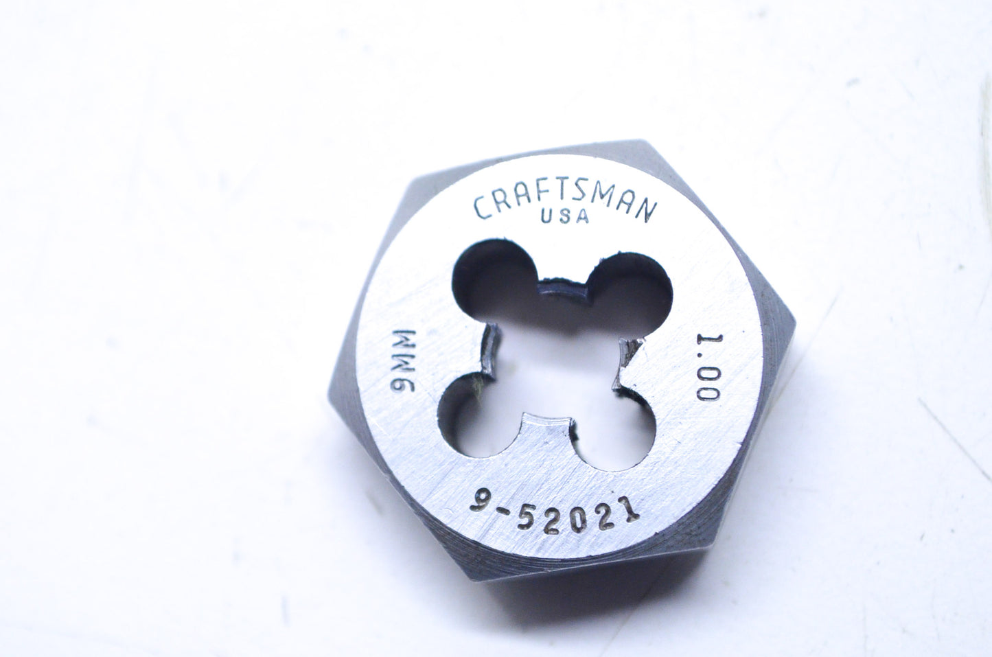 Craftsman 9-52021 Metric Hexagon Die 9MM X 1.00 NOS