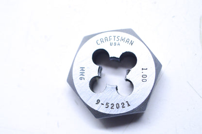 Craftsman 9-52021 Metric Hexagon Die 9MM X 1.00 NOS