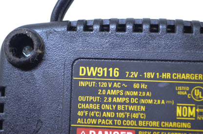 7.2-18V 1 Hour Battery Charger