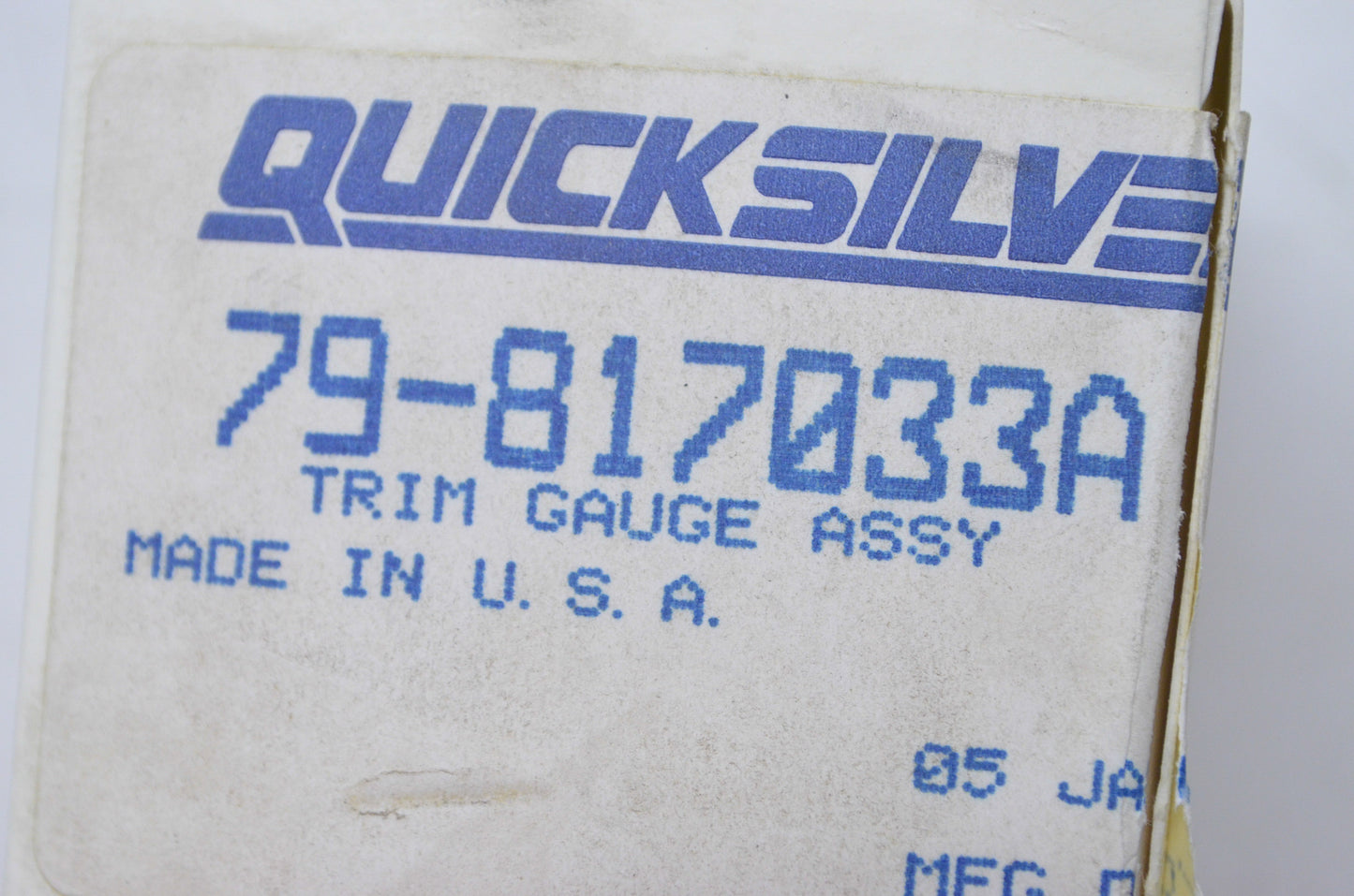 New OEM Mercury Trim Gauge Assembly NOS