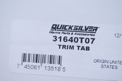 New OEM Mercury Trim Tab NOS