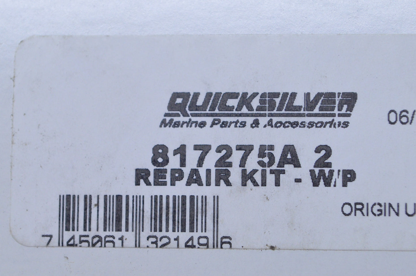 OEM Mercury 817275A 2 Water Pump Repair Kit NOS