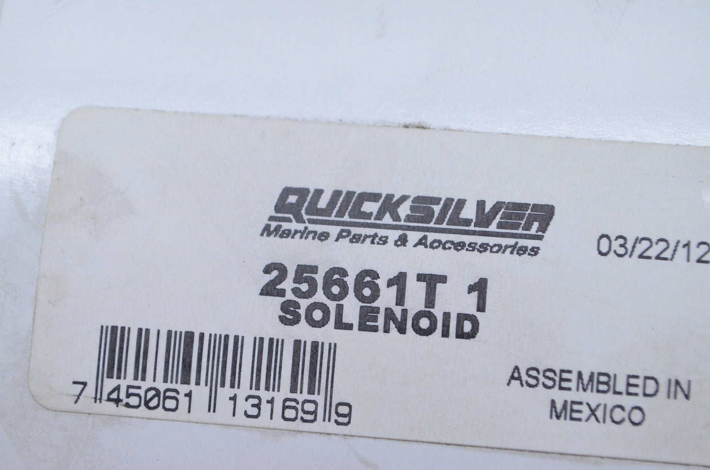 New OEM Mercury Solenoid NOS