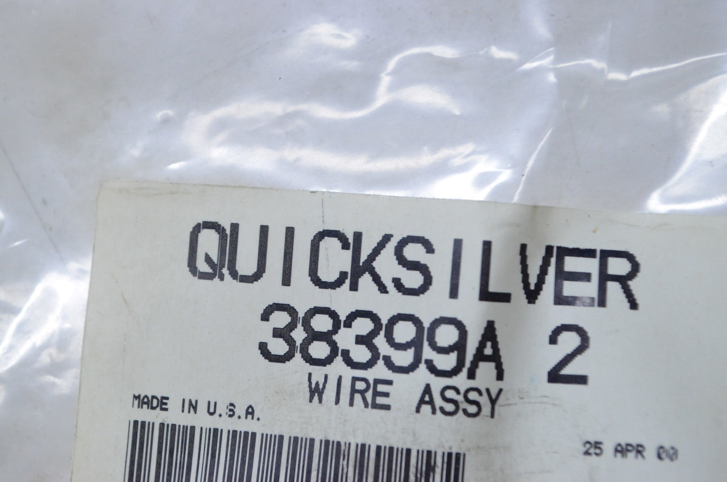 OEM Mercury 38399A 2 Inner Shift Cable Assembly NOS