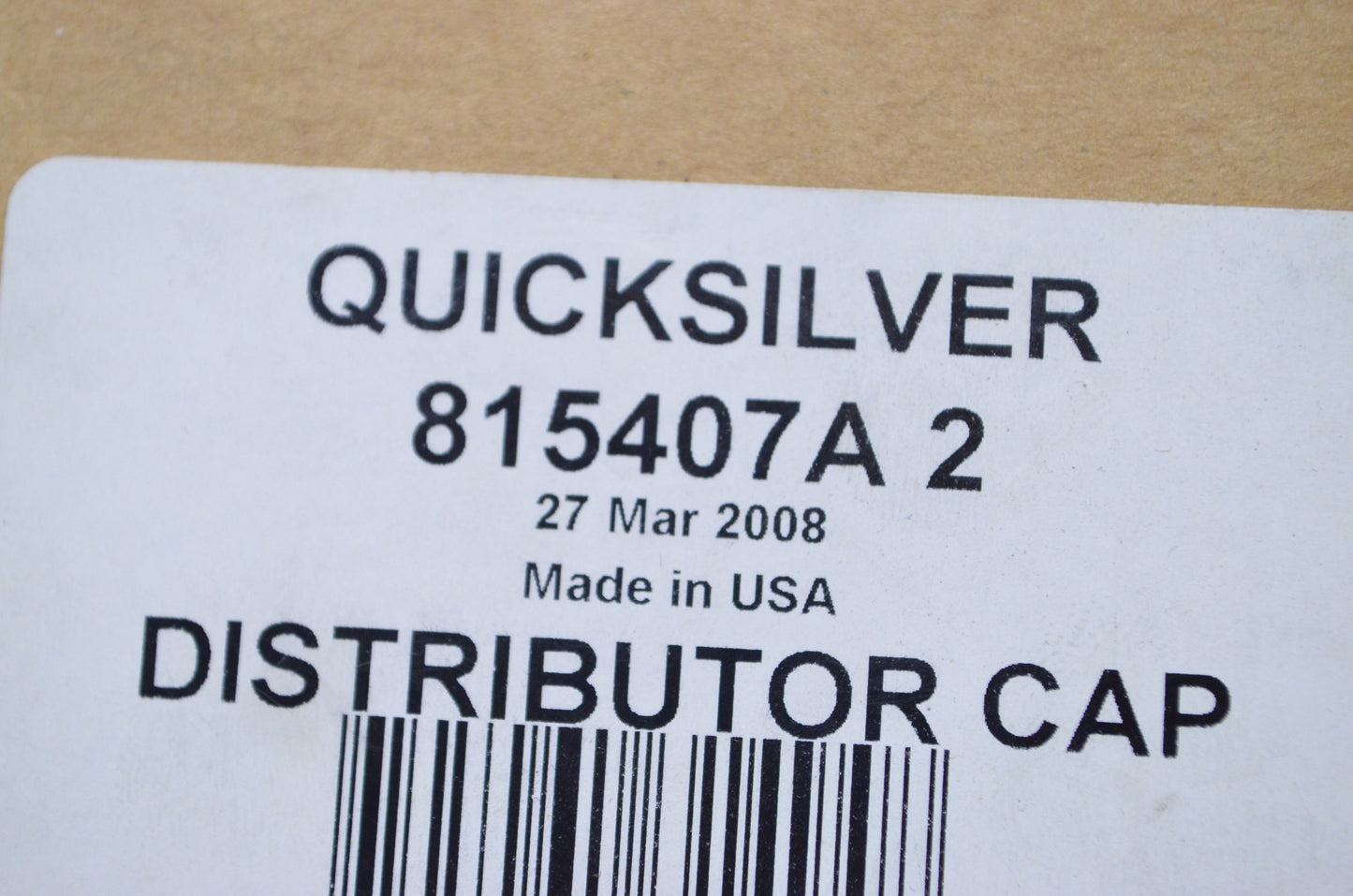 New OEM Mercury Distributor Cap NOS