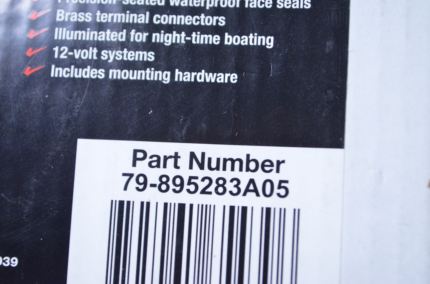 New OEM Mercury 7000 RPM Tachometer Gauge Kit NOS